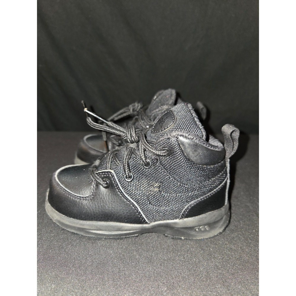 Nike ACG Boots Toddler Size 8C‎ Black Leather Lace Up Hiking Shoes - Picture 3 of 8